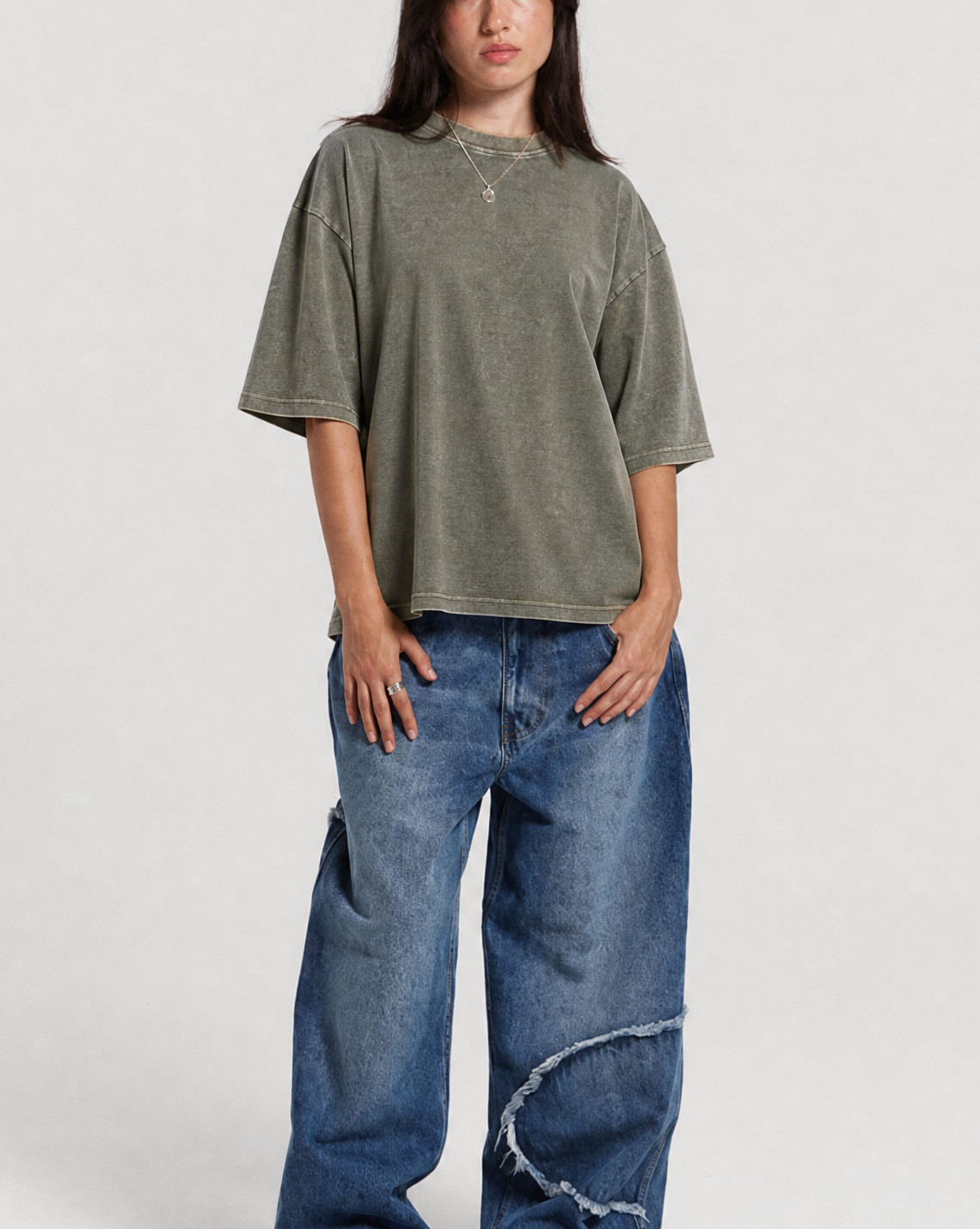 Boxy Waffle Tee